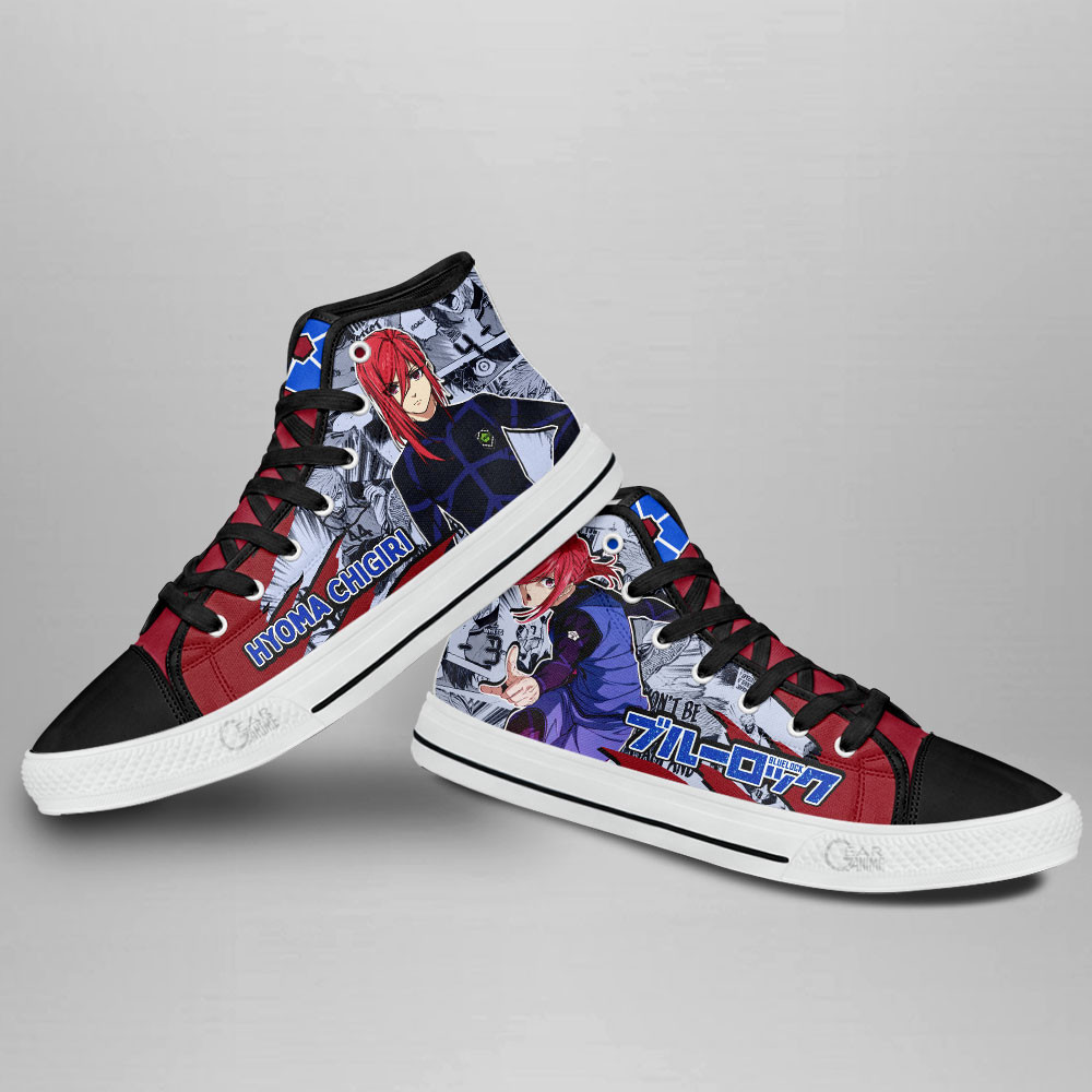 Blue Lock Hyoma Chigiri Anime Custom High Top Shoes