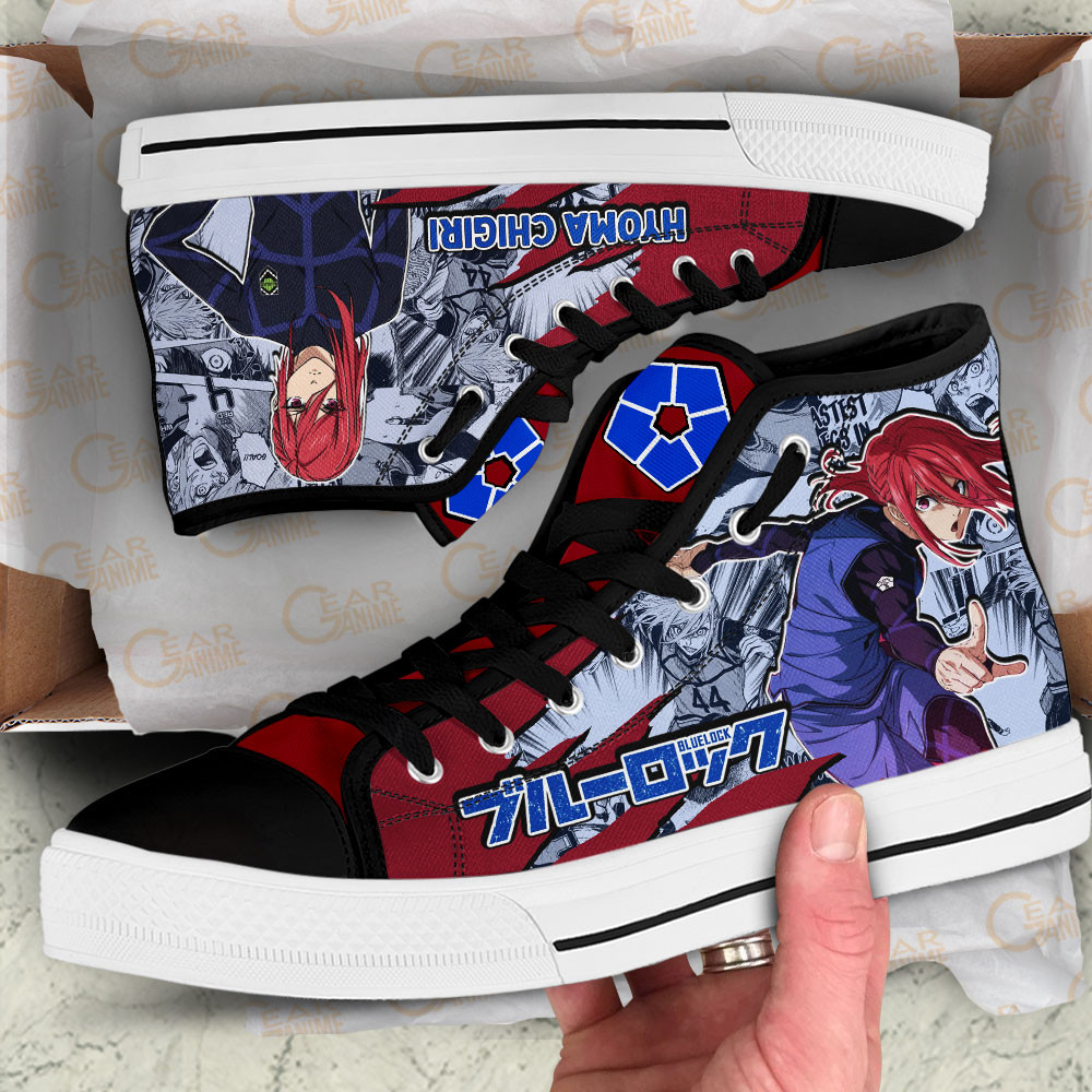 Blue Lock Hyoma Chigiri Anime Custom High Top Shoes