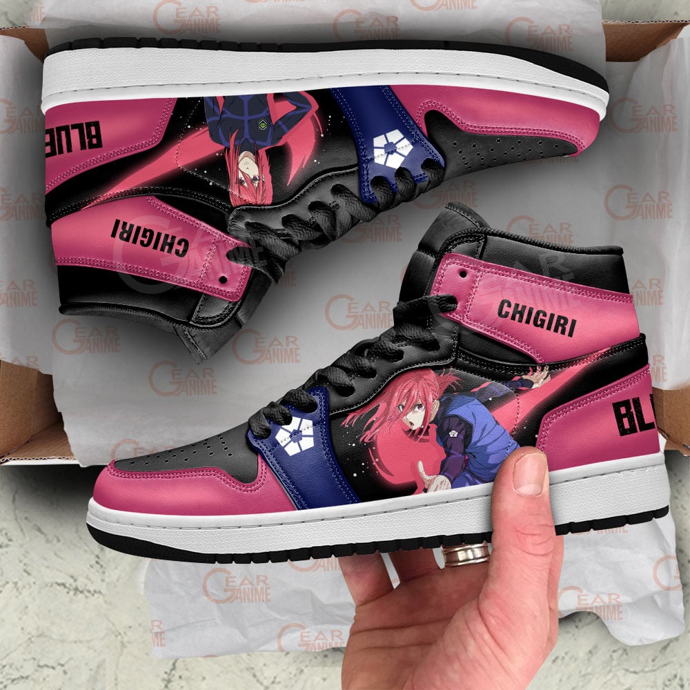 Blue Lock Hyoma Chigiri Anime Shoes, Air Jordan Hightop