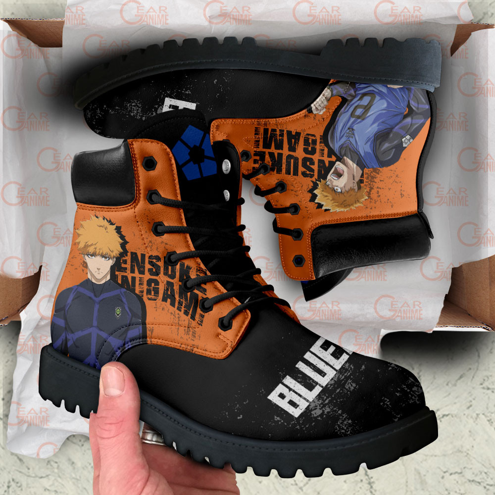 Blue Lock Rensuke Kunigami Boots Anime Custom Shoes