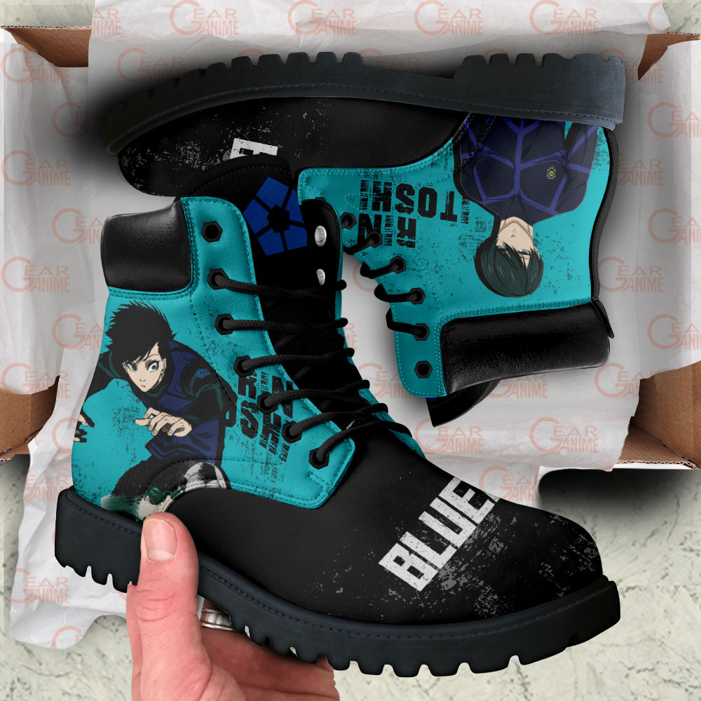 Blue Lock Rin Itoshi Boots Anime Custom Shoes
