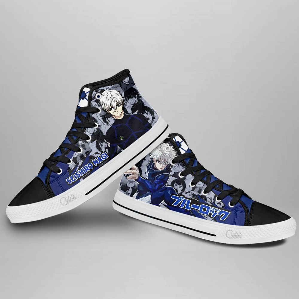 Blue Lock Seishiro Nagi Anime Custom High Top Shoes