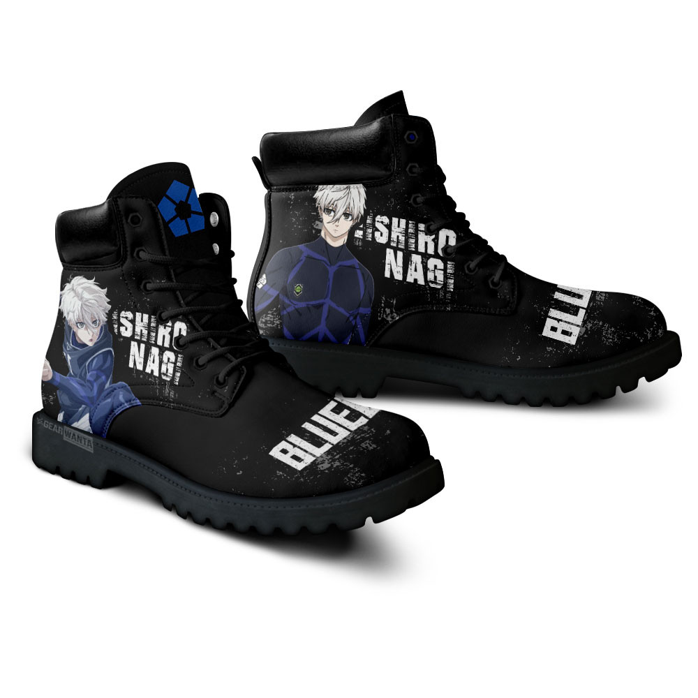 Blue Lock Seishiro Nagi Boots Anime Custom Shoes