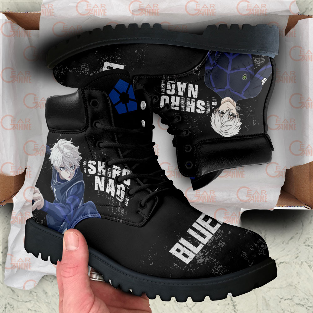 Blue Lock Seishiro Nagi Boots Anime Custom Shoes