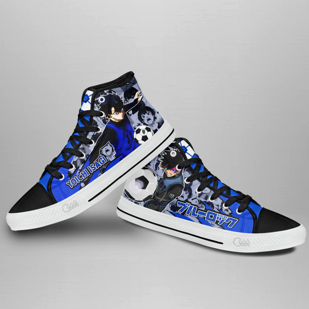 Blue Lock Yoichi Isagi Anime Custom High Top Shoes