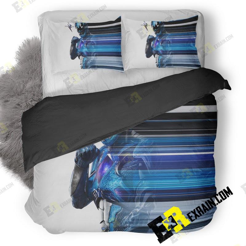 Blue Ranger Power Rangers On 3D Customized Duvet Cover Bedding Set