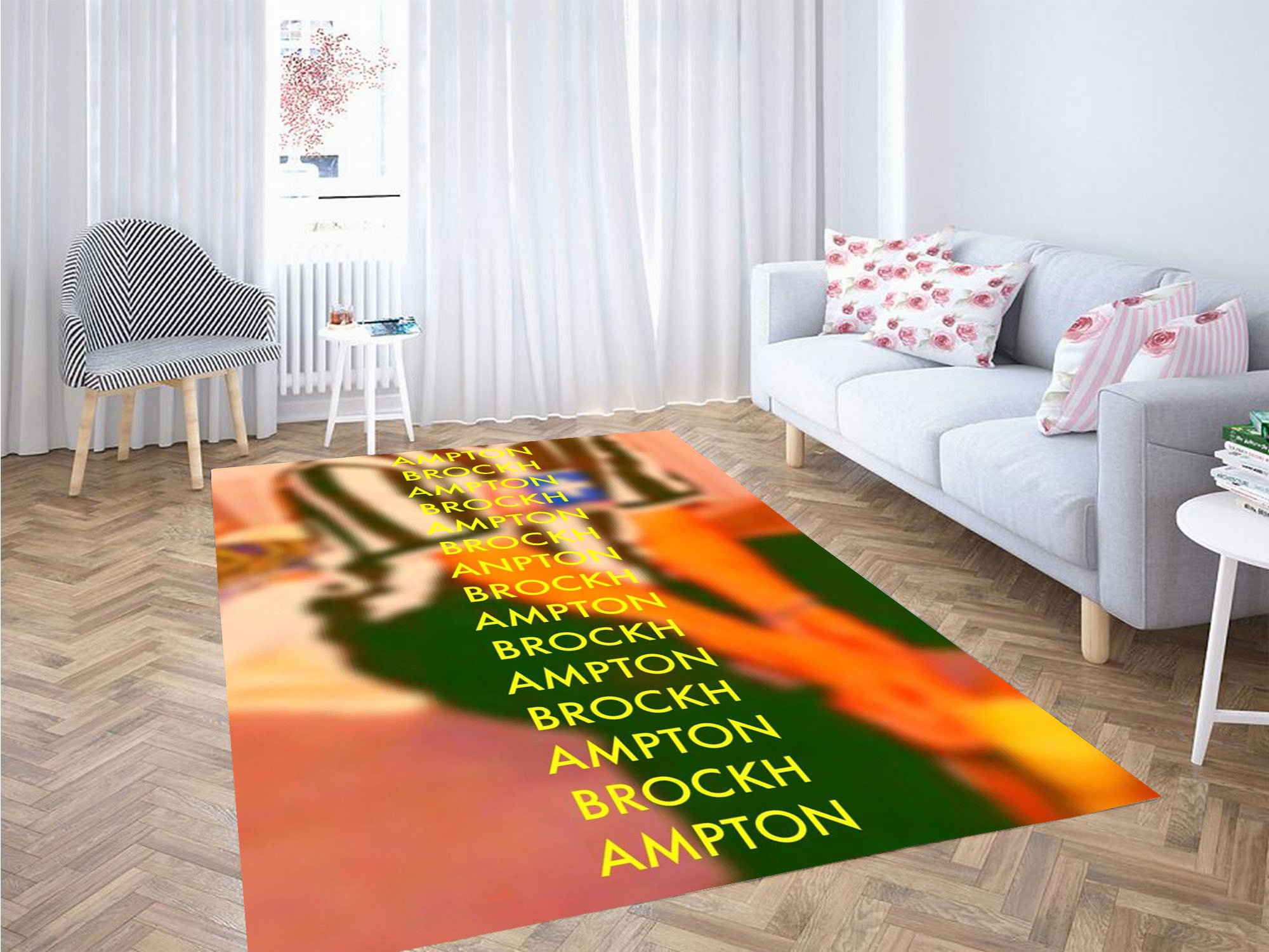 Blur Streetwear Brockhampton Blur Carpet Rectangle Rug
