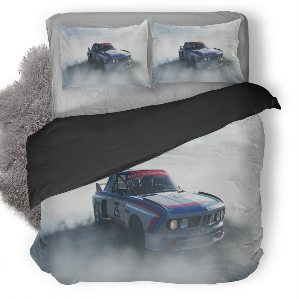 Bmw Drifting Forza Car Brand 3D Customized Duvet Cover Bedding Set