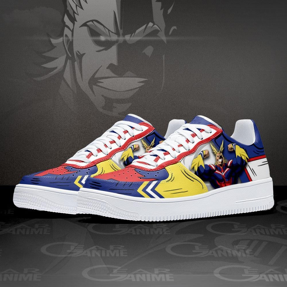 BNHA All Might Air Sneakers Custom Anime My Hero Academia Shoes