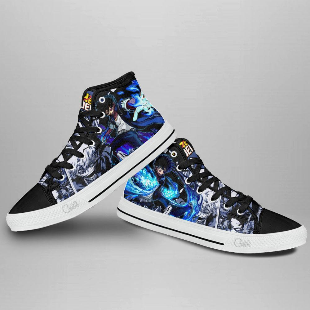 BNHA Dabi High Top Shoes Custom Anime My Hero Academia Sneakers