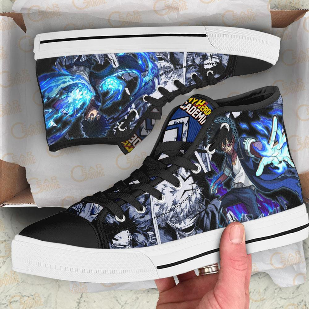 BNHA Dabi High Top Shoes Custom Anime My Hero Academia Sneakers