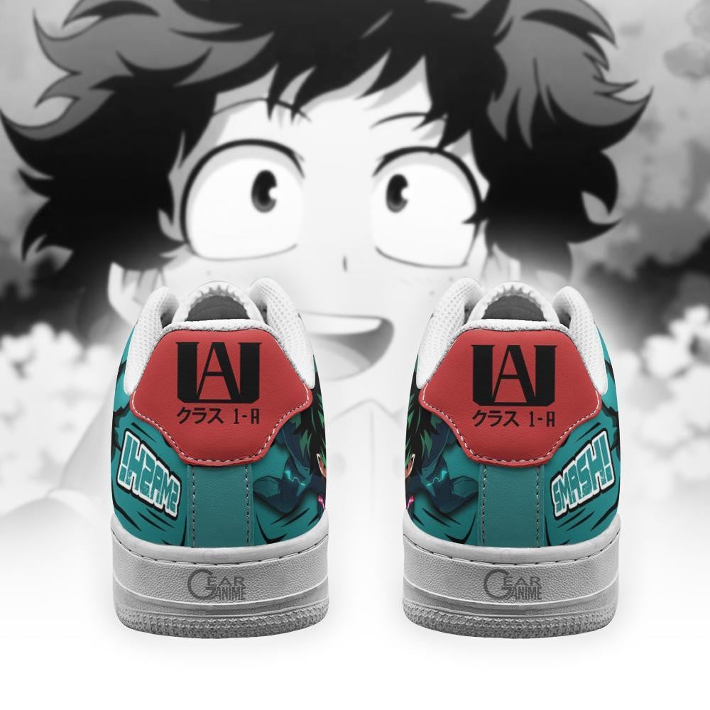 BNHA Deku Air Sneakers Custom Anime My Hero Academia Shoes