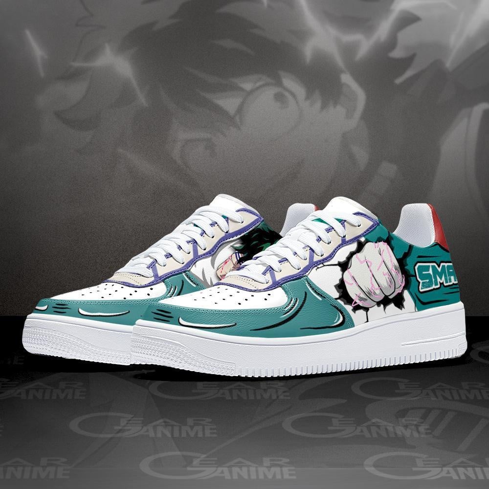 BNHA Deku Air Sneakers Custom Anime My Hero Academia Shoes
