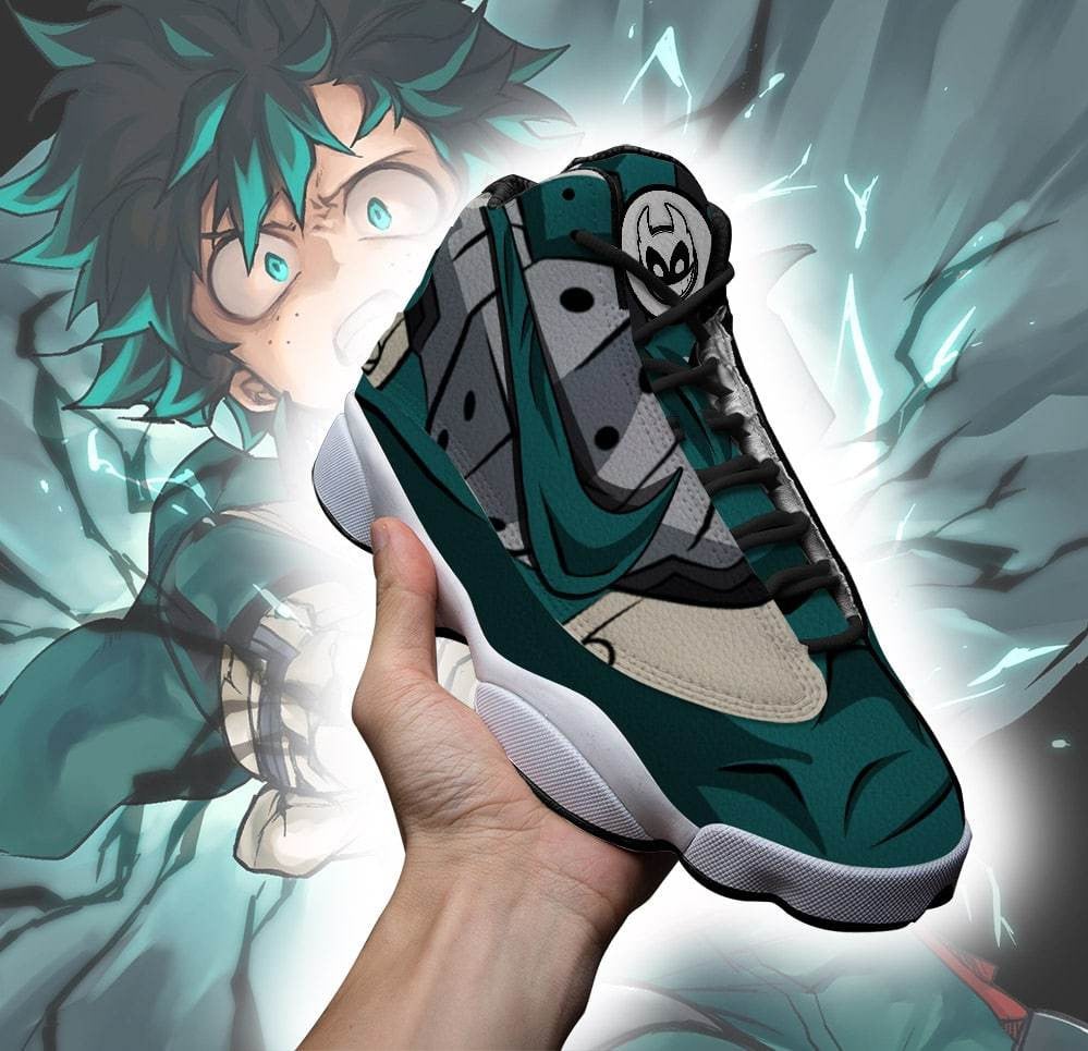 BNHA Deku JD13 Sneakers Custom My Hero Academia Anime Shoes