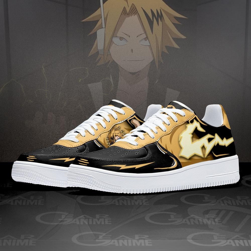 BNHA Denki Air Sneakers Custom Anime My Hero Academia Shoes