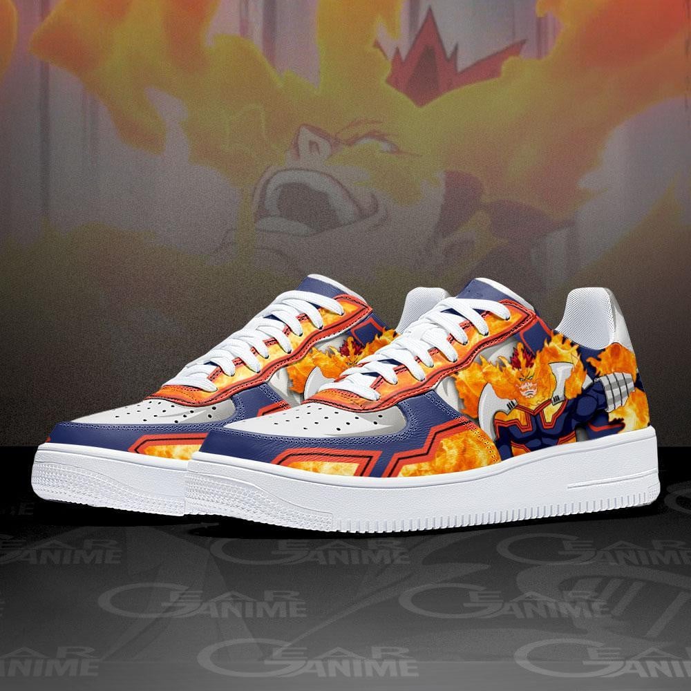 BNHA Endeavor Air Sneakers Custom Anime My Hero Academia Shoes