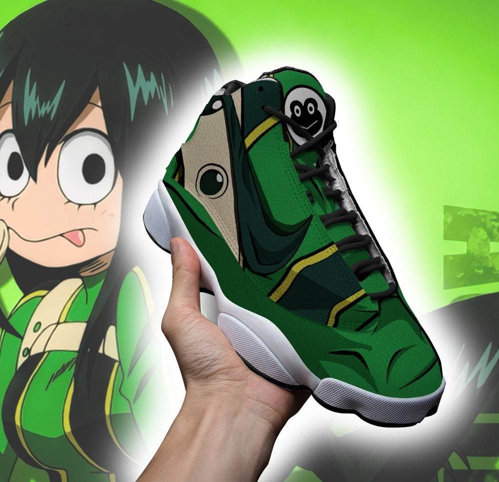 BNHA Froppy JD13 Sneakers Custom Anime My Hero Academia Shoes