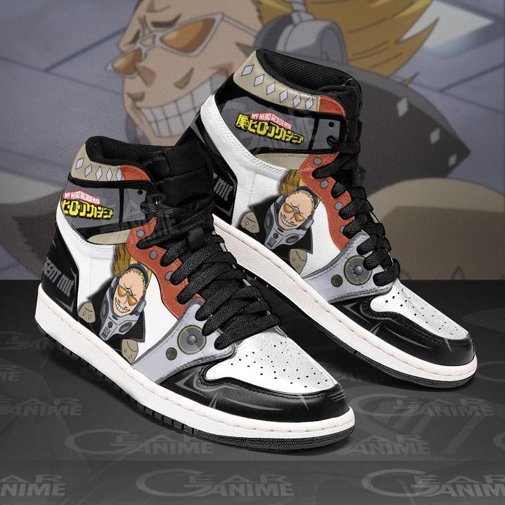 BNHA Present Mic JD1s Sneakers My Hero Academia Anime Shoes, Air Jordan Hightop