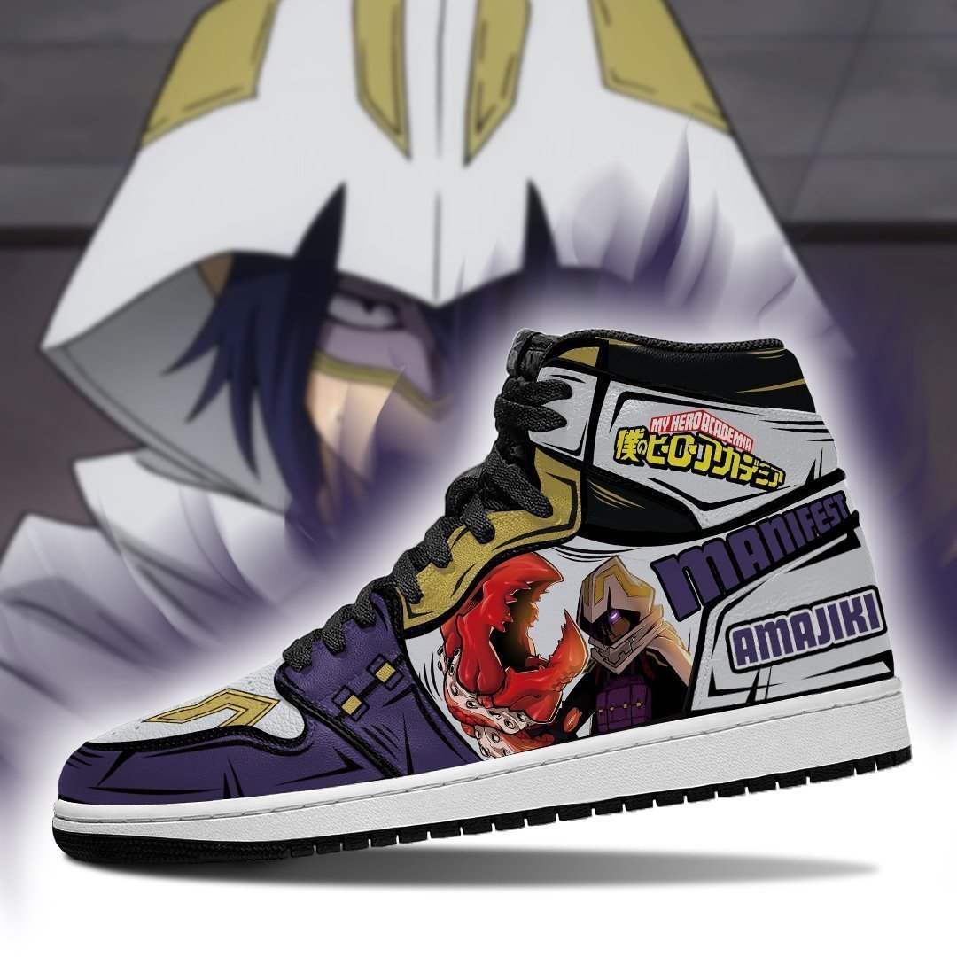 BNHA Tamaki Amajiki JD1s Sneakers My Hero Academia Anime Shoes, Air Jordan Hightop