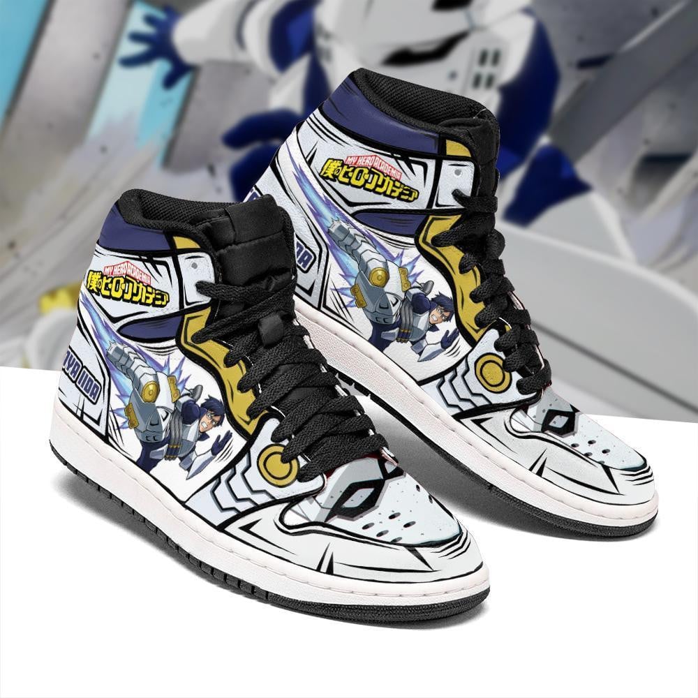 BNHA Tenya Iida JD1s Sneakers Anime My Hero Academia Shoes, Air Jordan Hightop