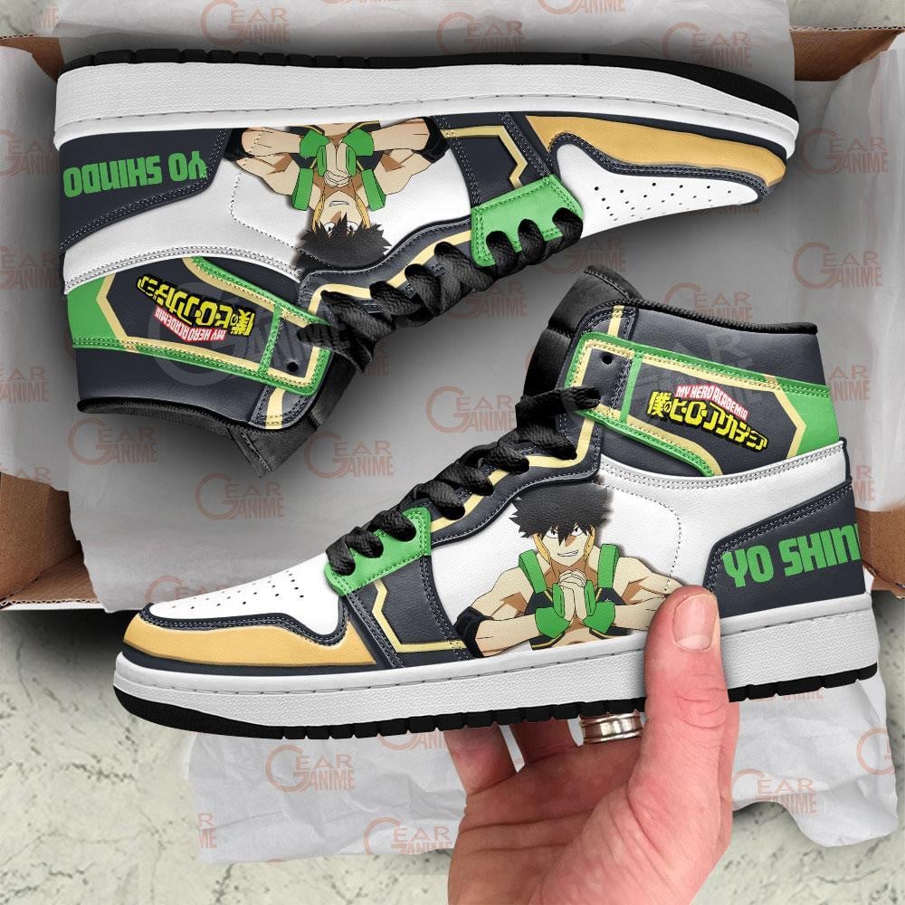 BNHA Yo Shindo JD1s Sneakers My Hero Academia Anime Shoes, Air Jordan Hightop