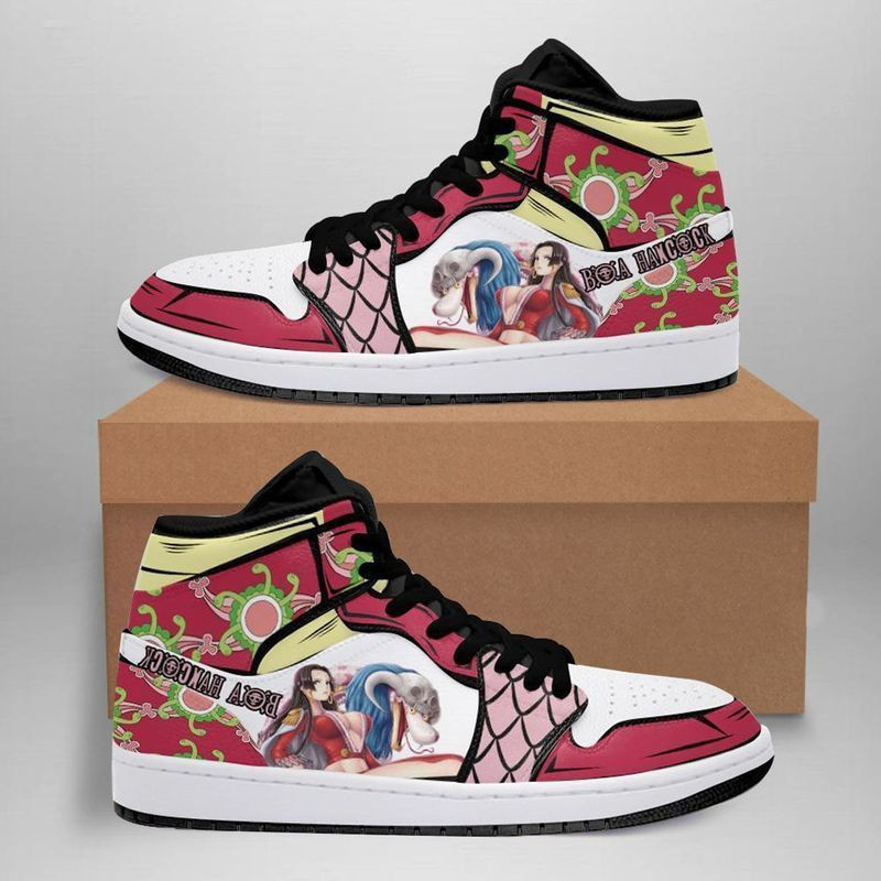 Boa Hancock High Top Air Jordan Sneaker, Air Jordan Hightop