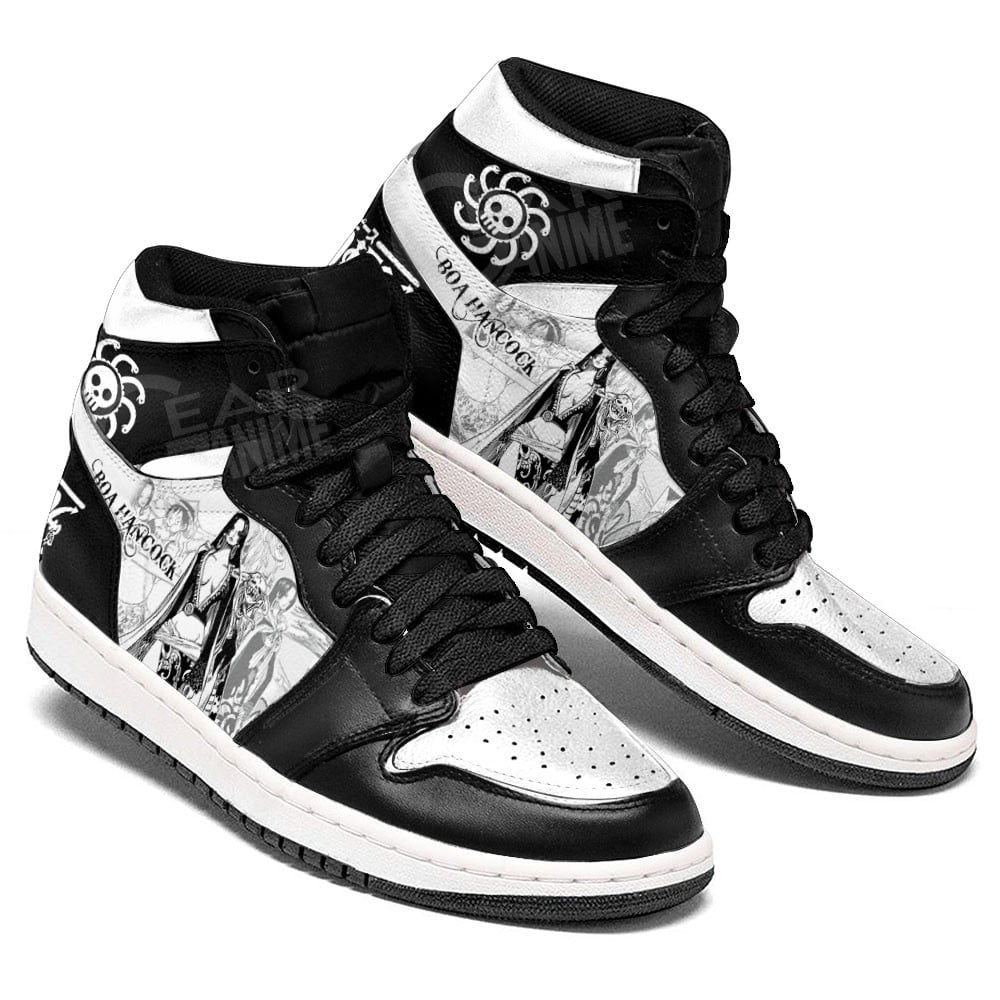 Boa Hancock JD1s Sneakers One Piece Shoes Manga Style, Air Jordan Hightop