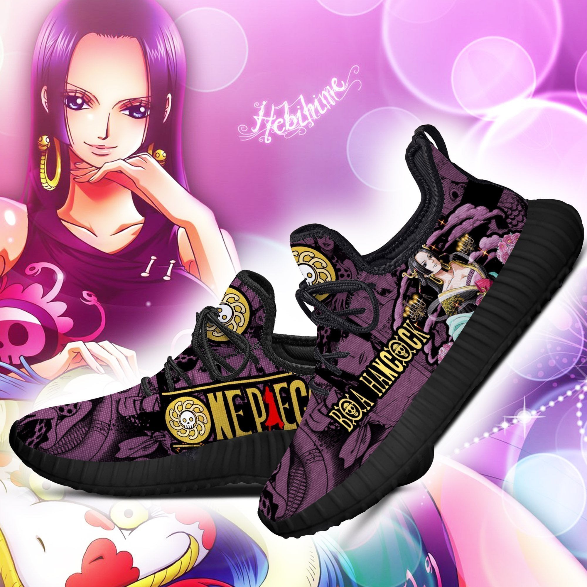 Boa Hancock Reze Shoes One Piece Anime Shoes Fan Gift Idea
