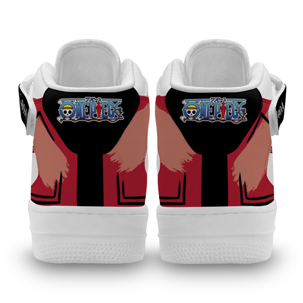 Boa Hancock Sneakers Air Mid Custom One Piece Anime Shoes