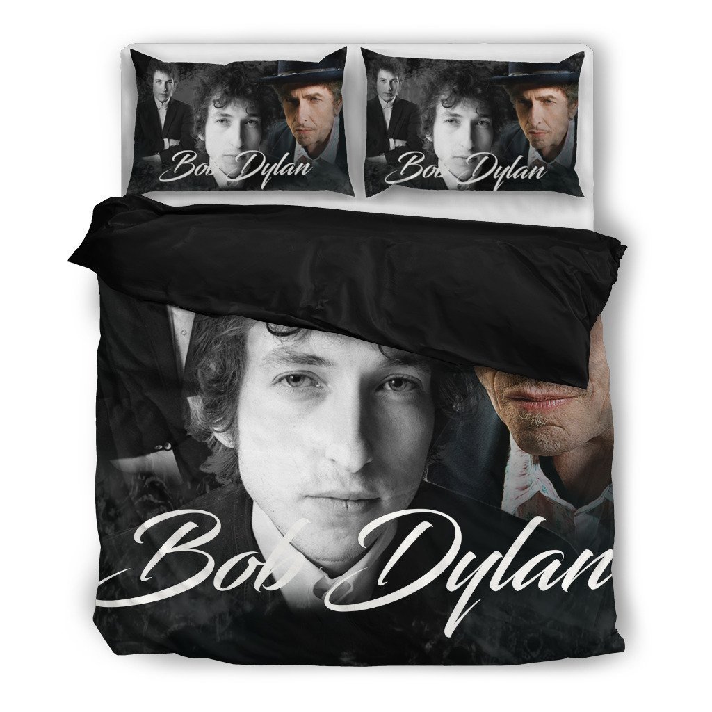 Bob Dylan Beige Duvet Cover Bedding Set