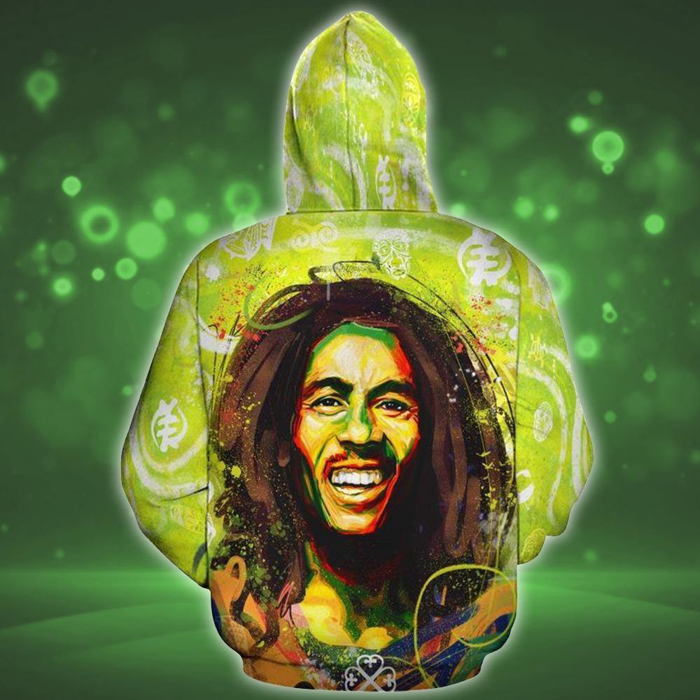 Bob Marley All Over Hoodie