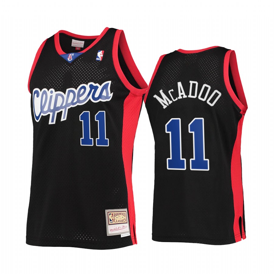 Bob McAdoo #11 Los Angeles Clippers Reload 2.0 Jersey Black