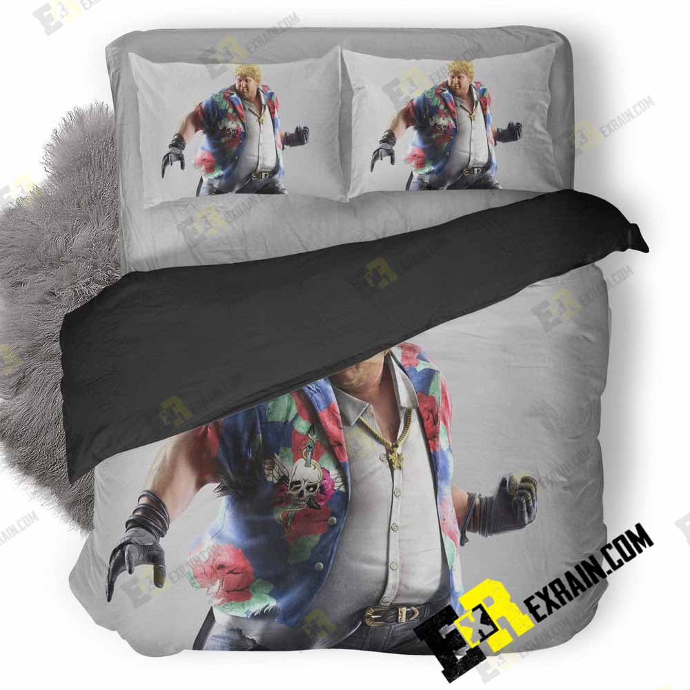 Bob Tekken 3D Customized Duvet Cover Bedding Set