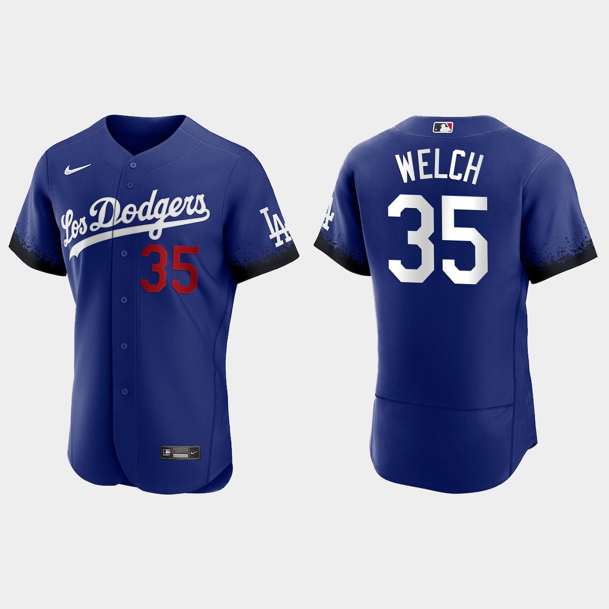 Bob Welch Los Angeles Dodgers 2021 City Connect Jersey - Royal