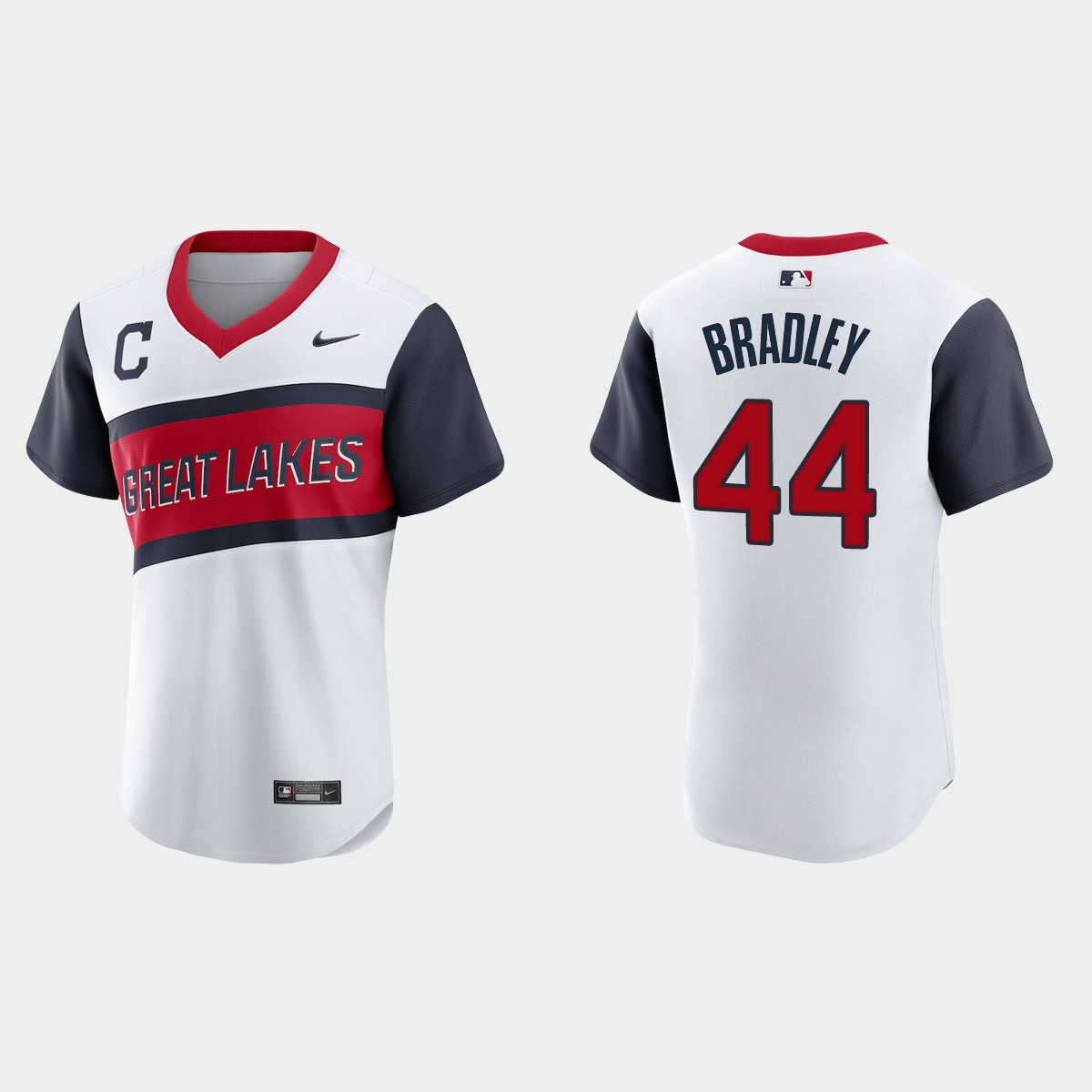 Bobby Bradley Cleveland Indians 2021 Little League Classic Home Jersey – White