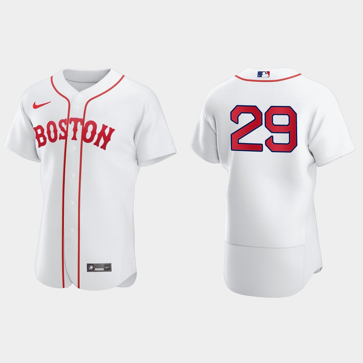 Bobby Dalbec Boston Red Sox 2021 Patriots' Day Jersey - White