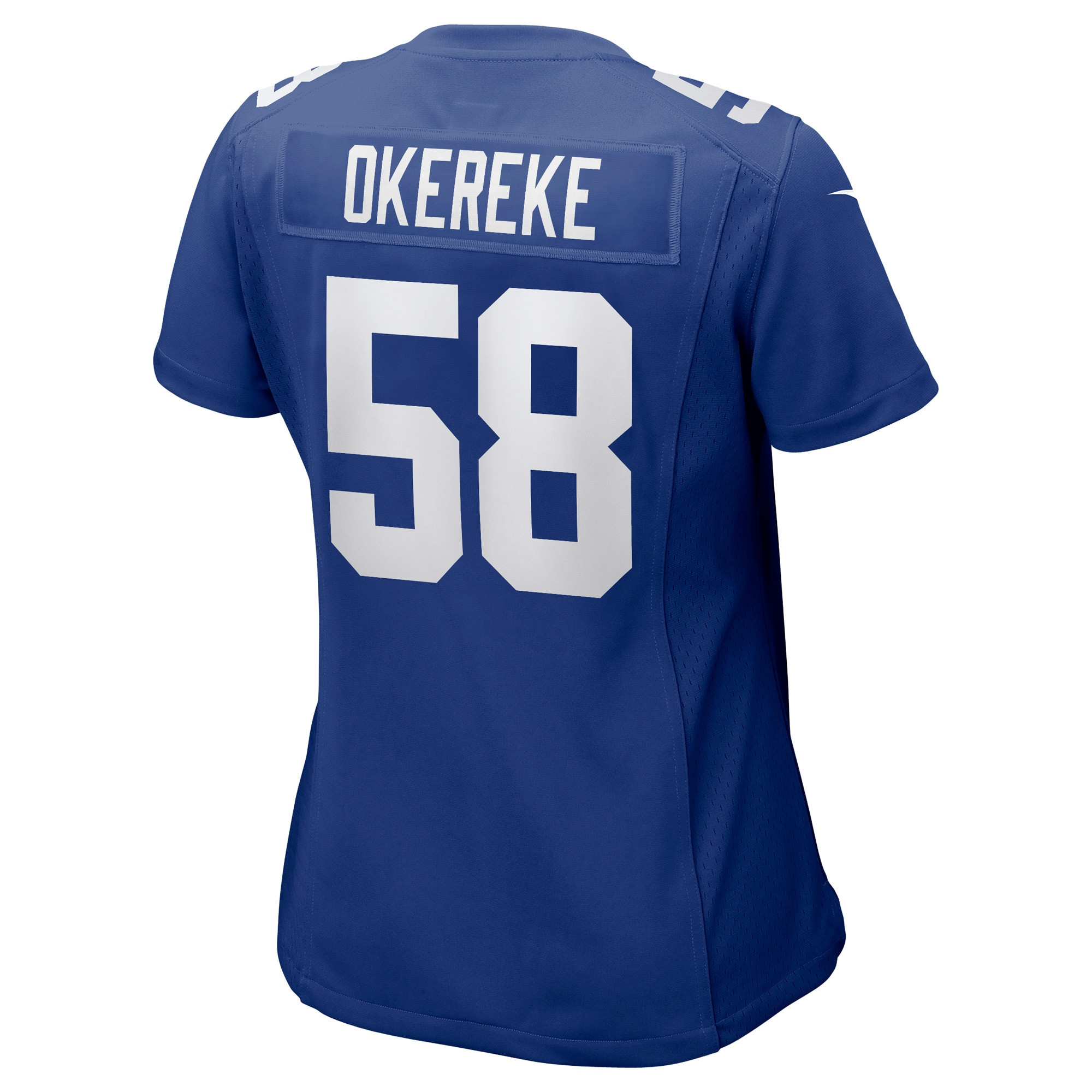 Bobby Okereke 58 New York Giants Women’s Game Stitched Jersey – Royal