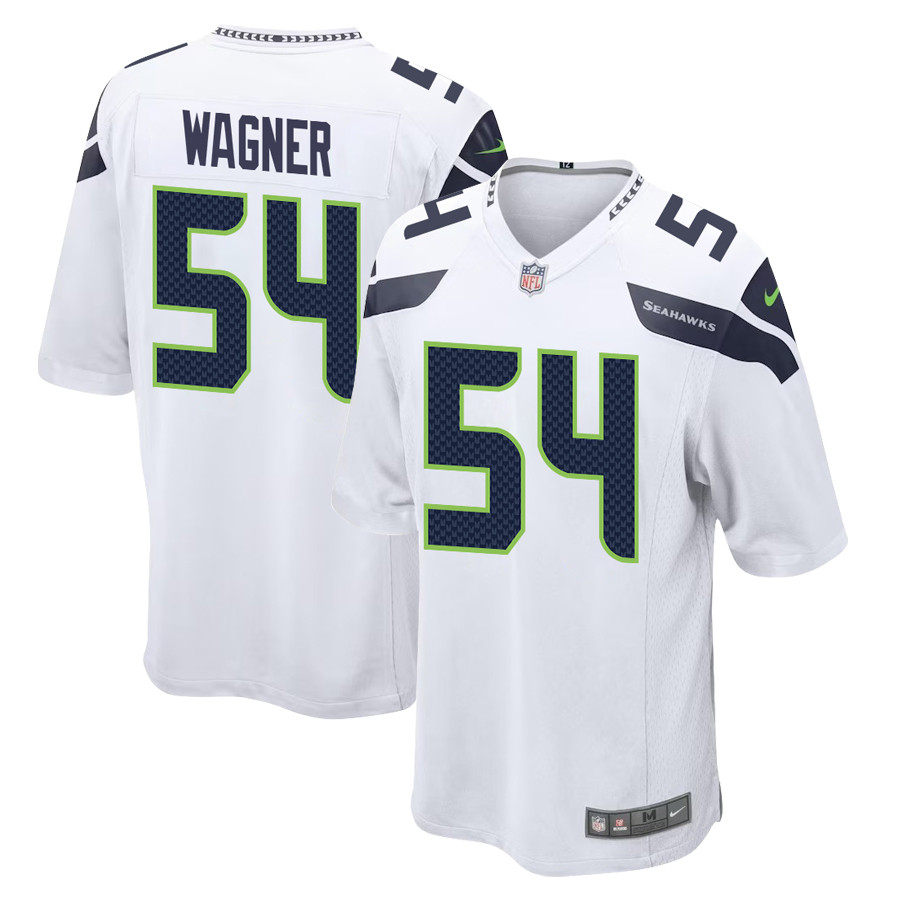 Bobby Wagner 54 Seattle Seahawks Men Game Stitched Jersey – White