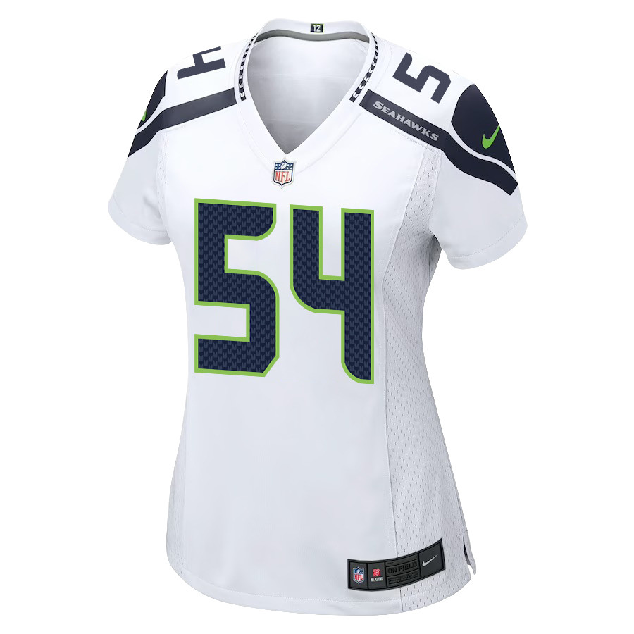 Bobby Wagner 54 Seattle Seahawks Women Game Stitched Jersey – White
