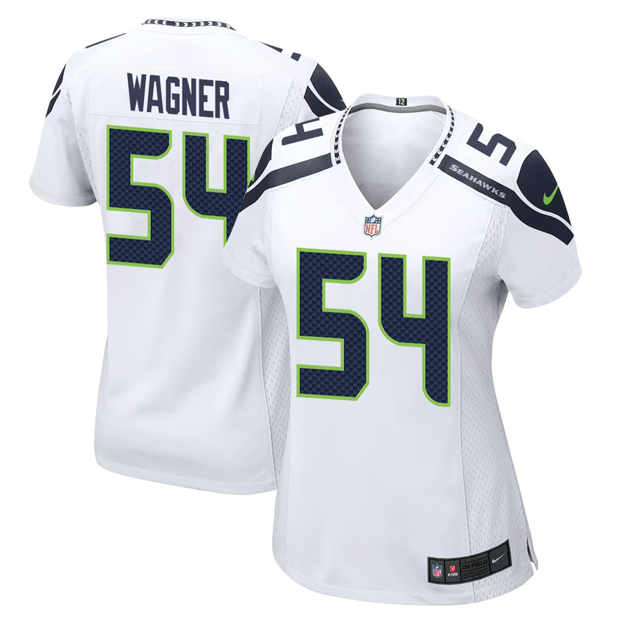 Bobby Wagner 54 Seattle Seahawks Women Game Stitched Jersey – White