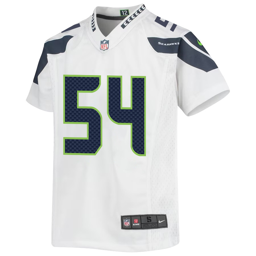 Bobby Wagner 54 Seattle Seahawks Youth Game Stitched Jersey – White