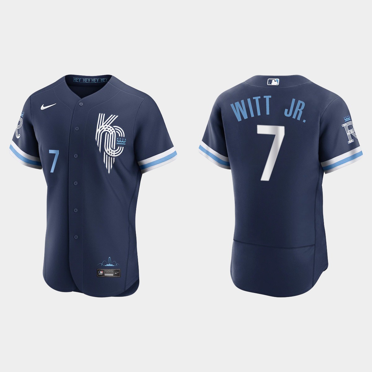 Bobby Witt Jr. Kansas City Royals 2022 City Connect Jersey – Navy
