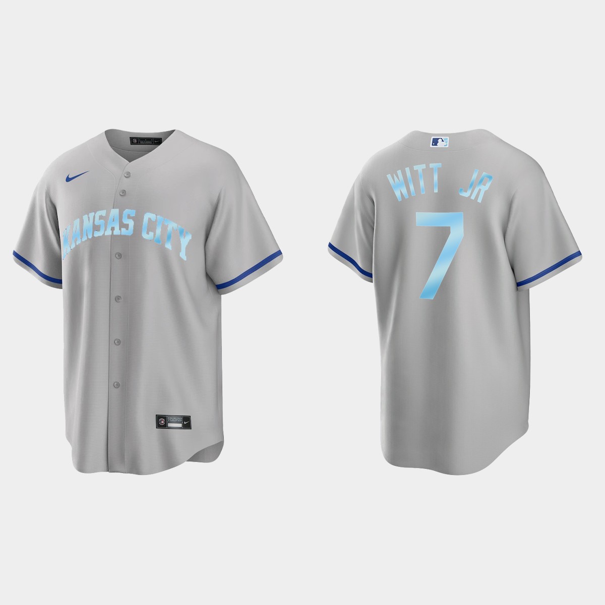 Bobby Witt Jr. Kansas City Royals 2022 Father’s Day Gift Jersey – Gray