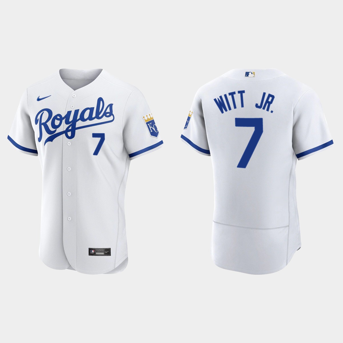 Bobby Witt Jr. Kansas City Royals 2022 Home Jersey – White