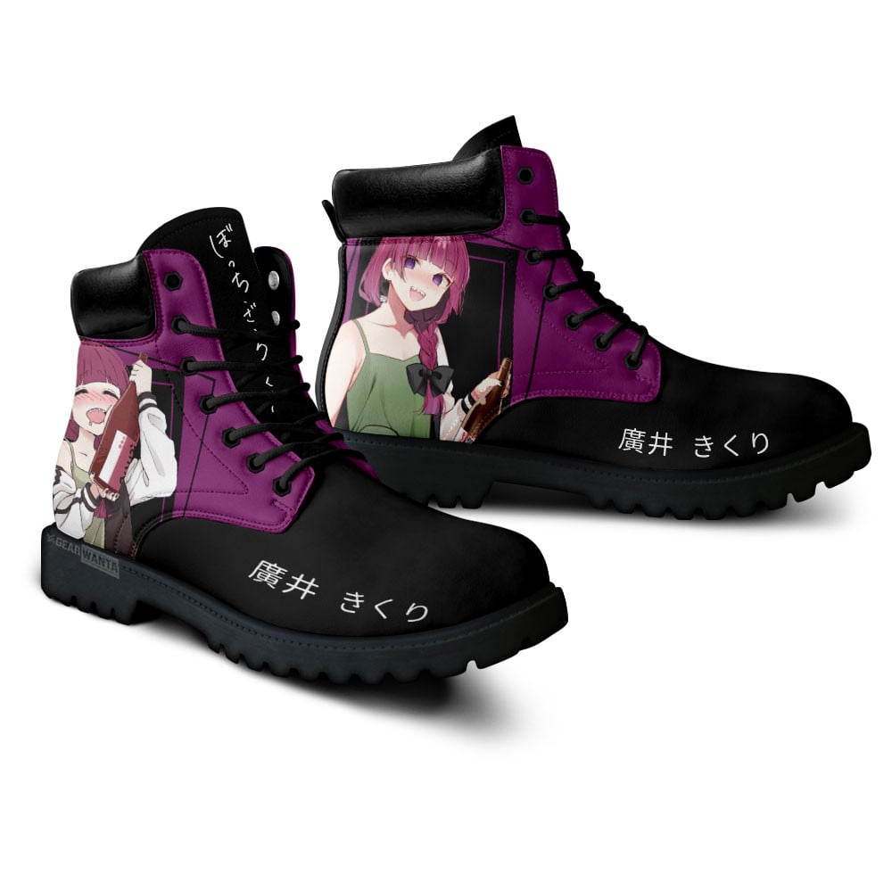 Bocchi the Rock Kikuri Hiroi Boots Anime Custom Shoes