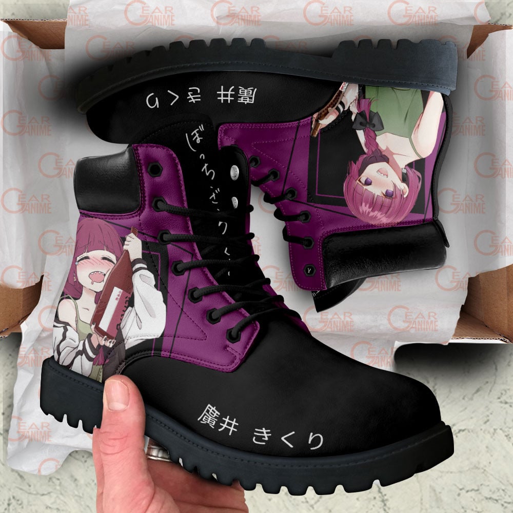 Bocchi the Rock Kikuri Hiroi Boots Anime Custom Shoes