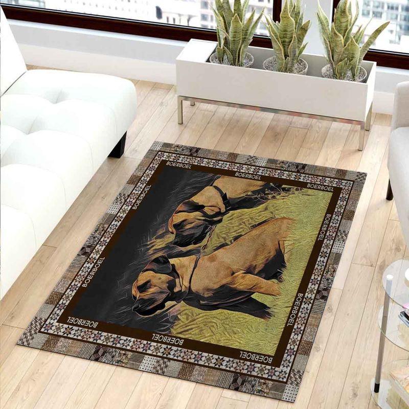 Boerboel Friend Area Limited Edition Rectangle Rug