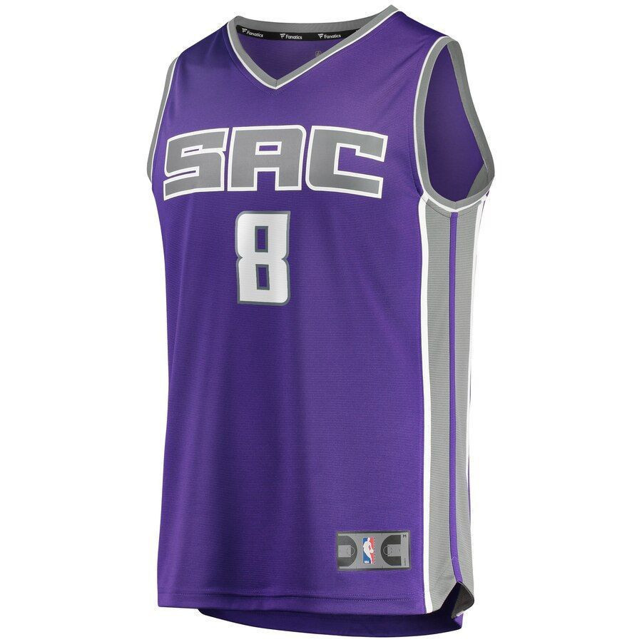 Bogdan Bogdanovic Sacramento Kings Fast Break Road Player Stitched Jersey – Purple