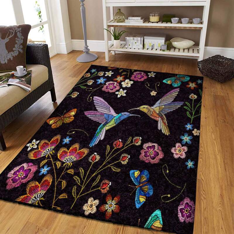 Bohemian Hummingbird Limited Edition Rectangle Rug