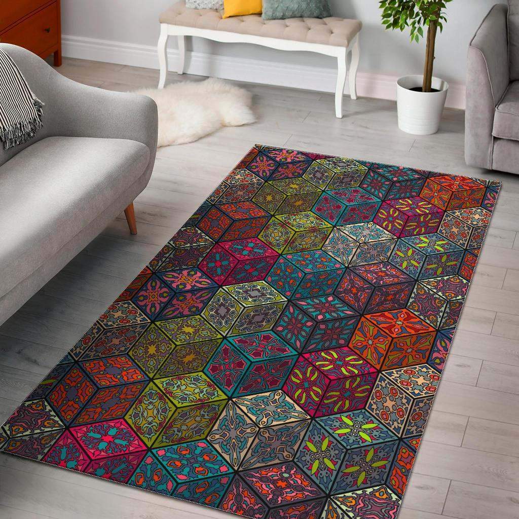 Bohemian Indian Box Limited Edition Rectangle Rug